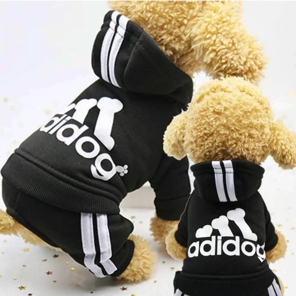 ADIDOG Tracksuit with Hoodie in Black - BRAND NEW